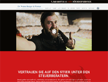 Tablet Screenshot of burgerundpartner.de